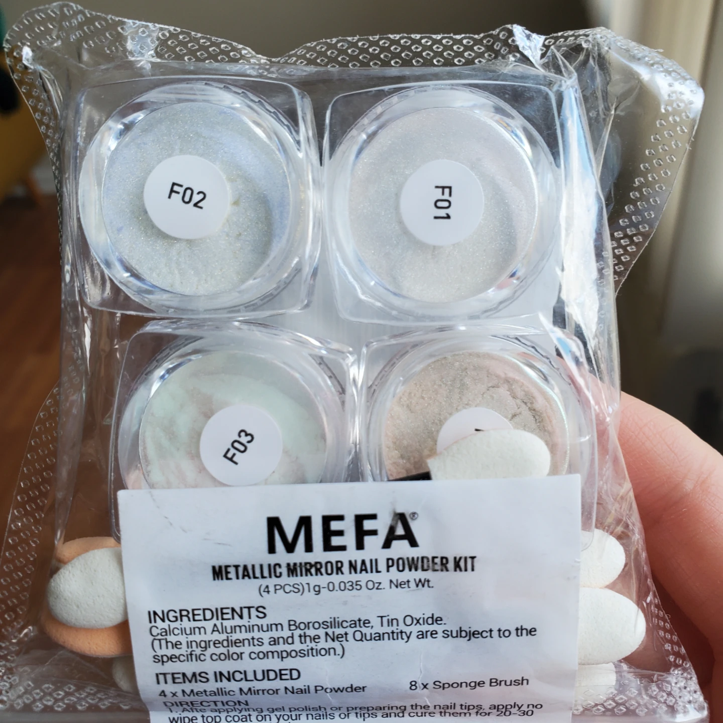 🧡Metallic Mirror Nail Powder Kit - photo 3