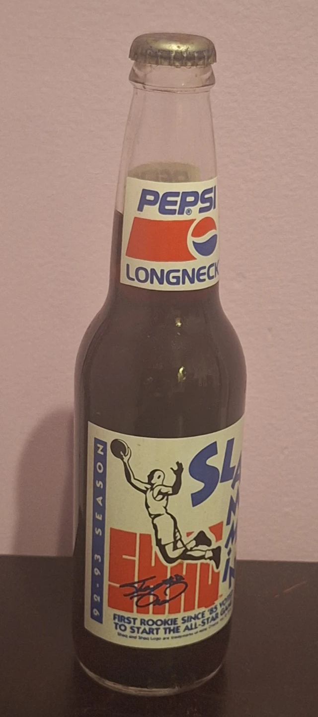Vintage Unopened Pepsi Long Neck "Slammin Shaq" bottle - photo 4