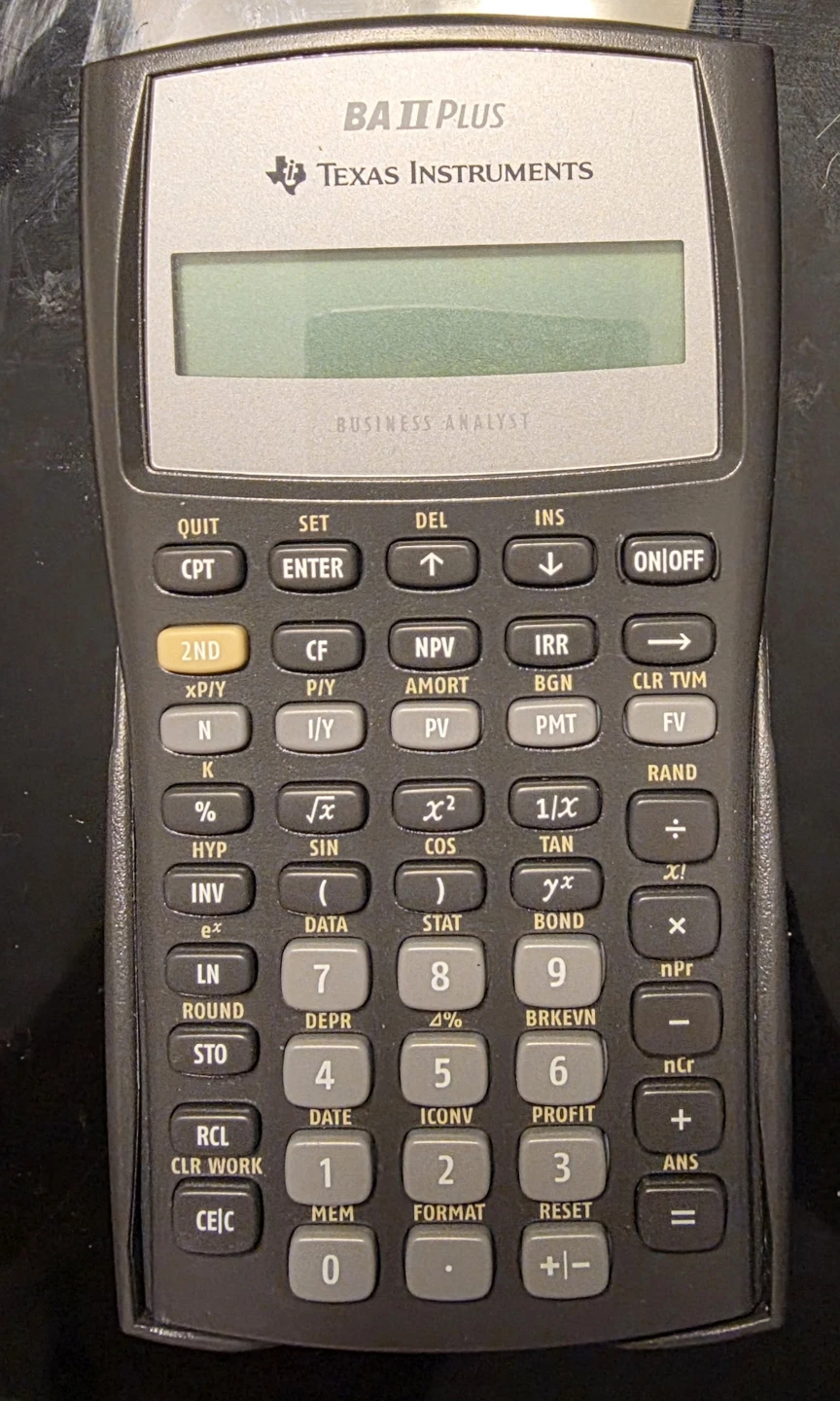 Texas Instruments BA II Plus Calculator