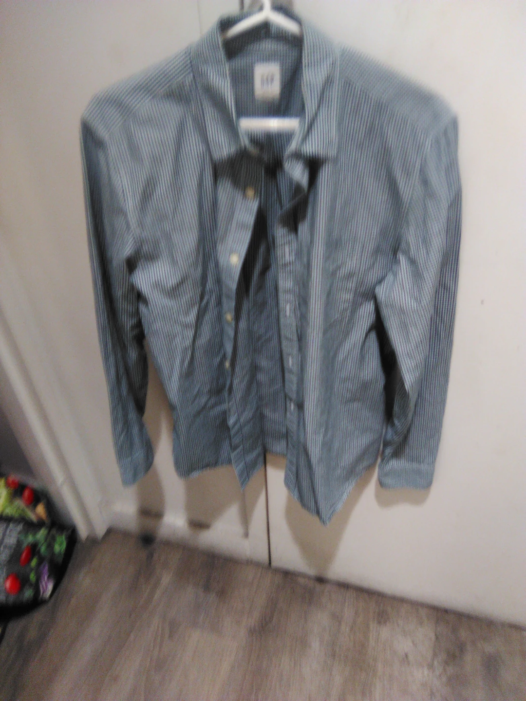 GAP Men's Striped Button-Down Shirt
