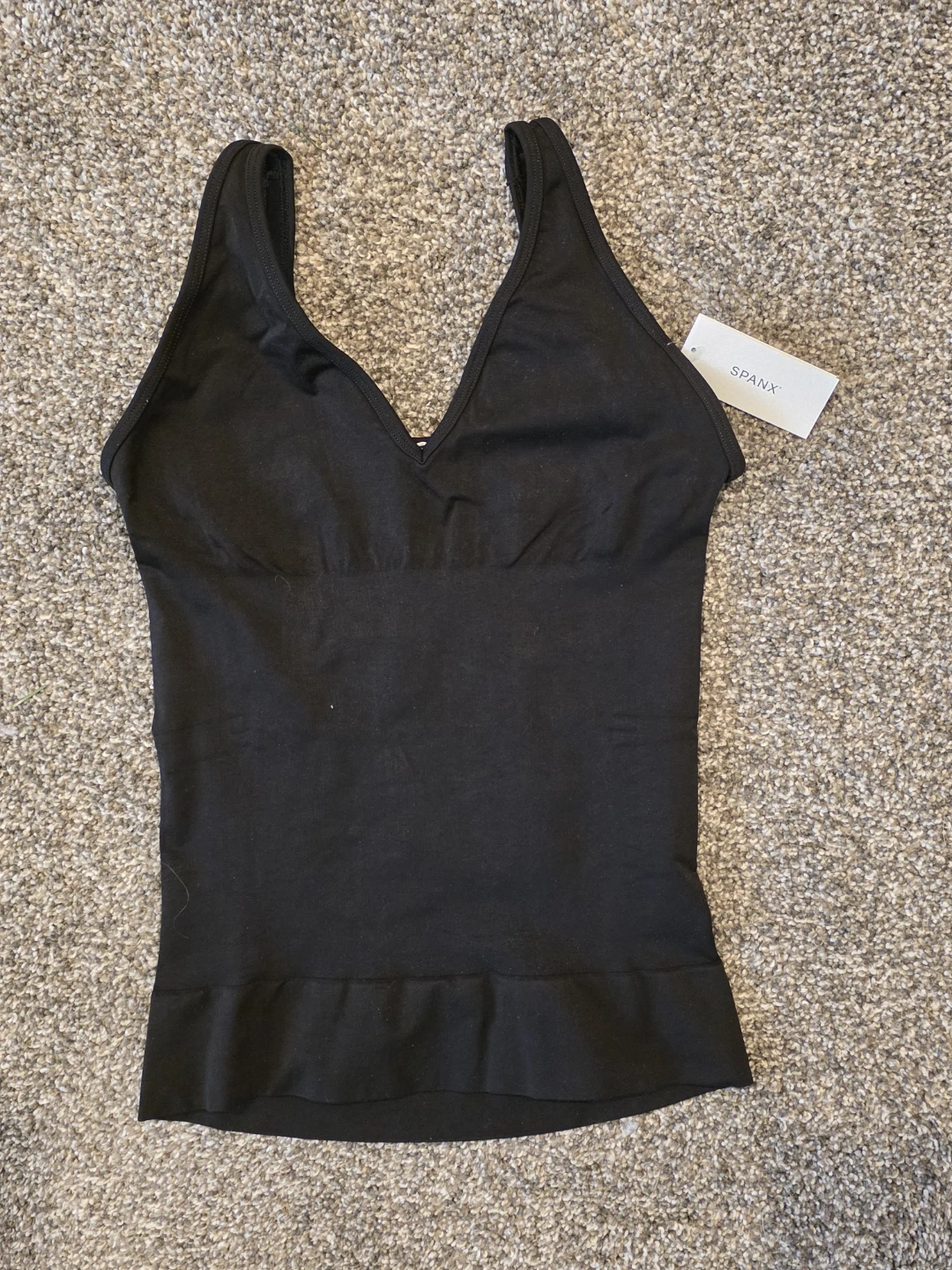 SPANX Black Compression Tank Top - Size L - photo 2