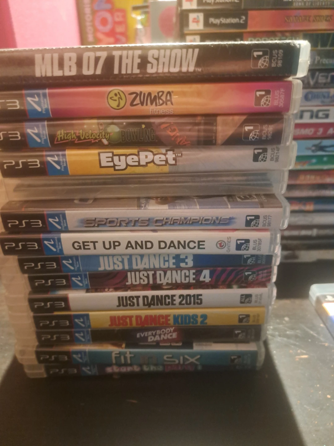 PlayStation Move Controllers, EyePet Camera, Games