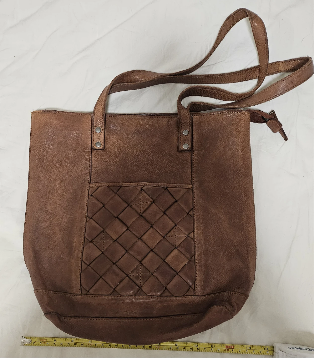 Genuine leather vilenca milano totebag