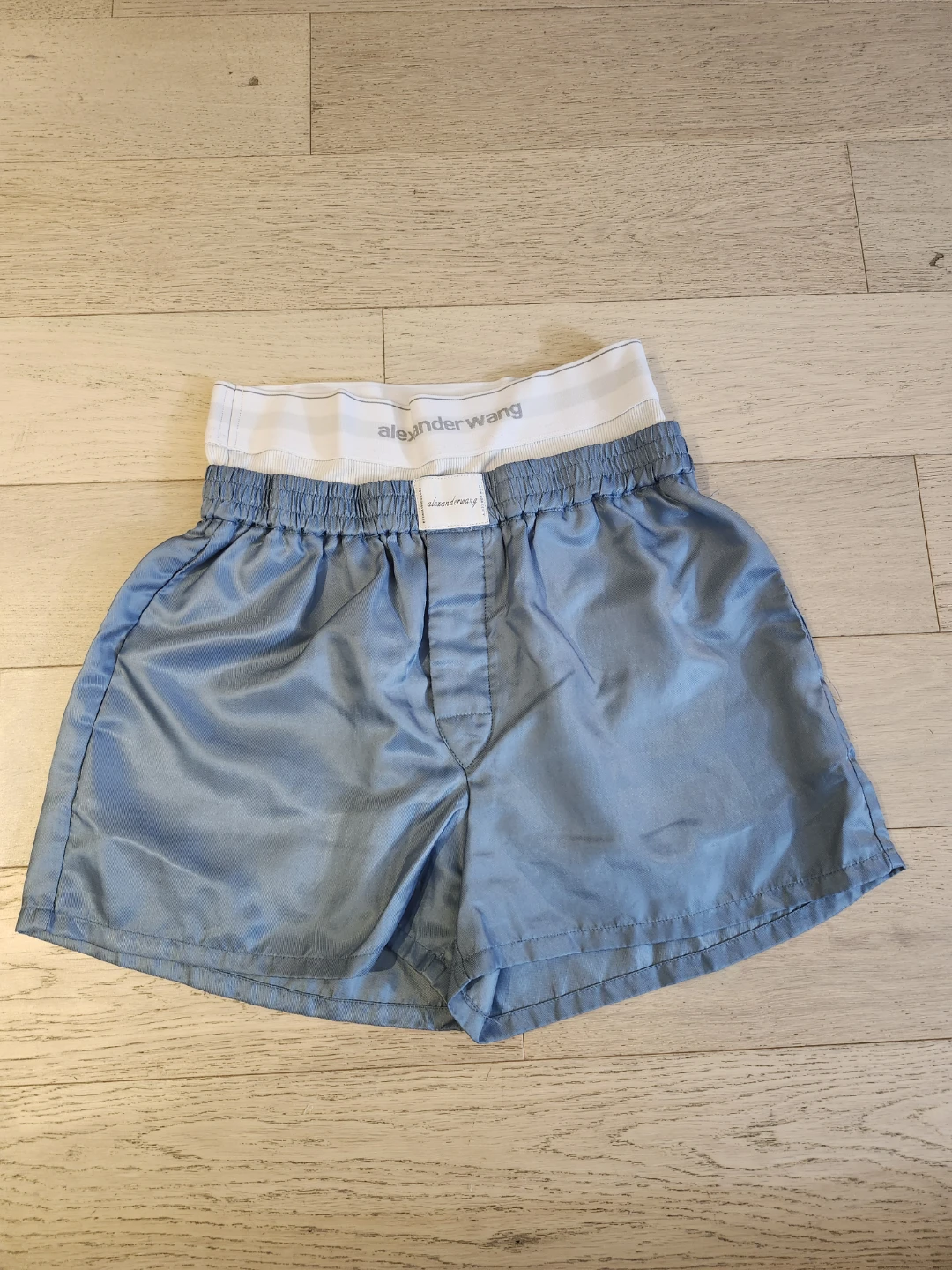 Alexander Wang Blue Boxer Shorts