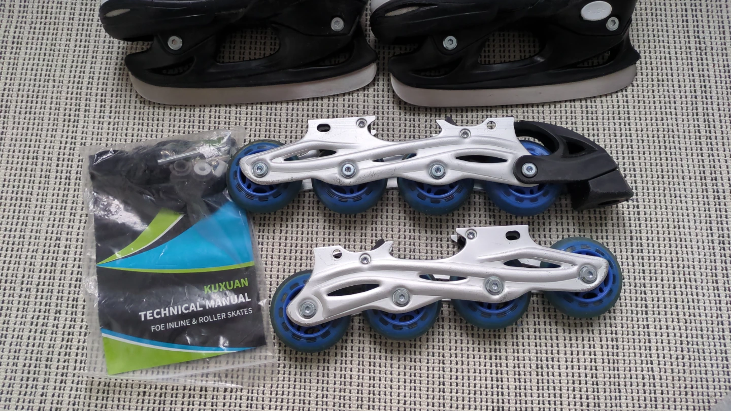Ultra Wheels Ice & Roller Skates Combo Set size 1- 4 - photo 3