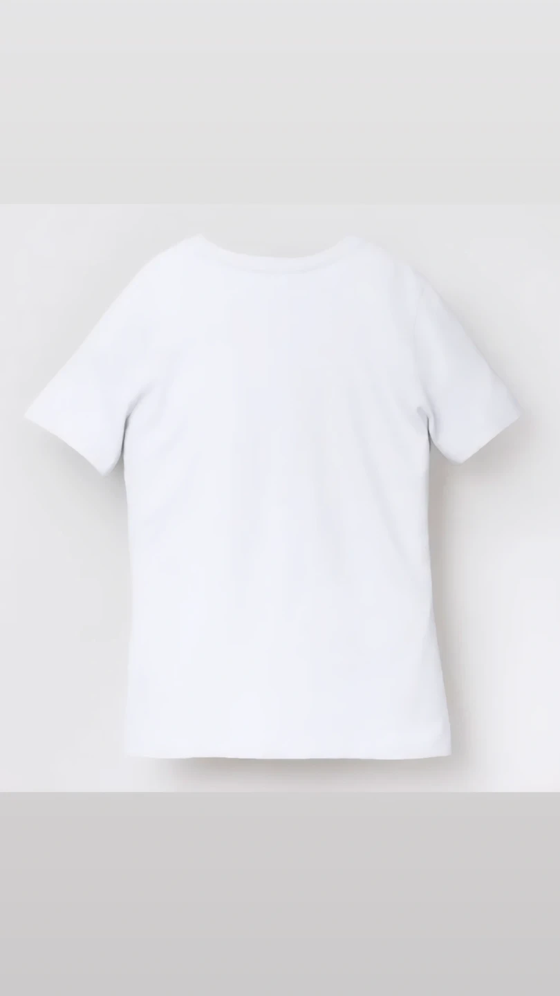 White T-Shirt with "LOVE" Floral Graphic - photo 4