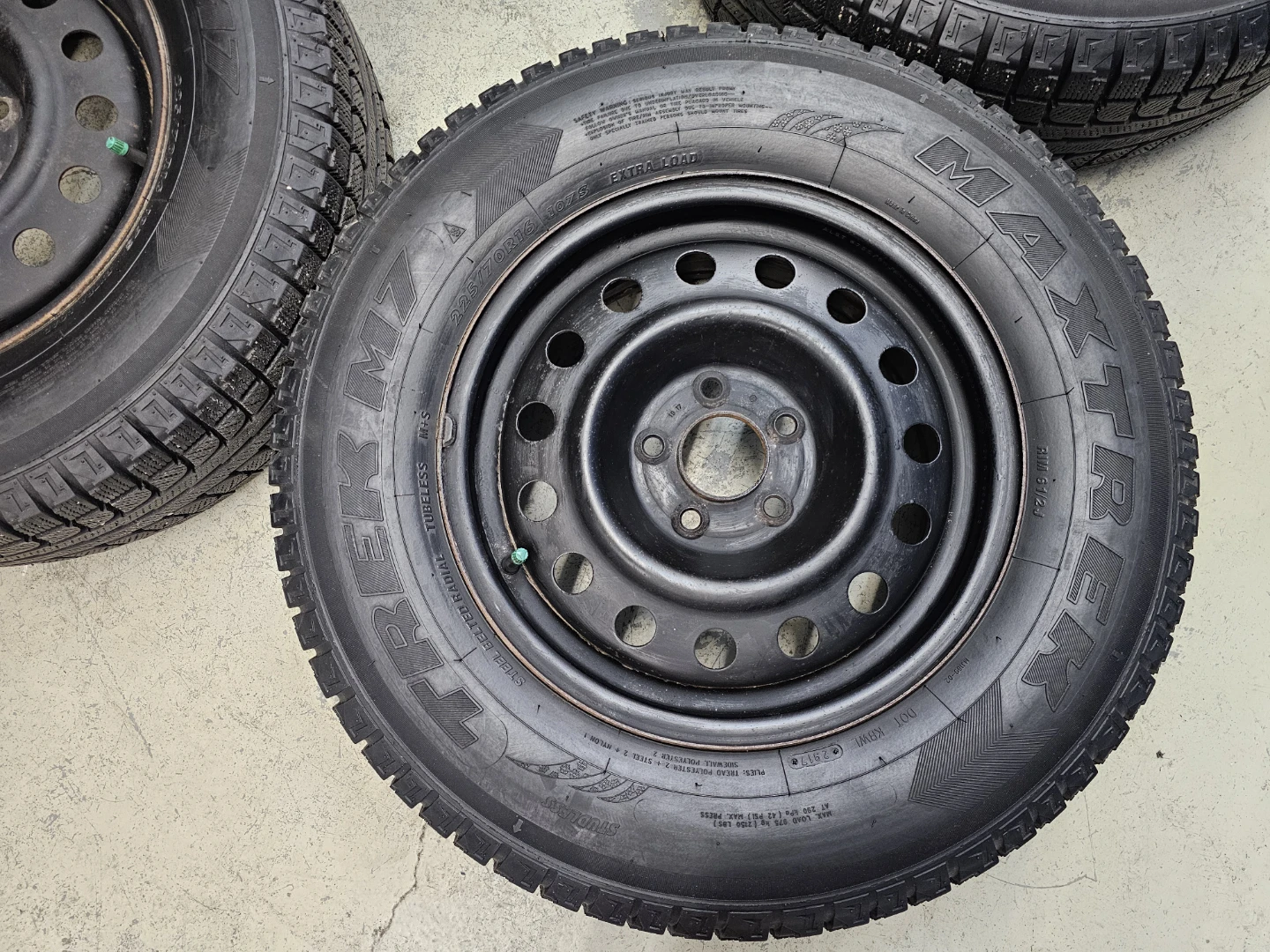 HYUNDAI TUCSON WINTER TIRES ON STEEL RIMS 225/70 R16 - photo 5
