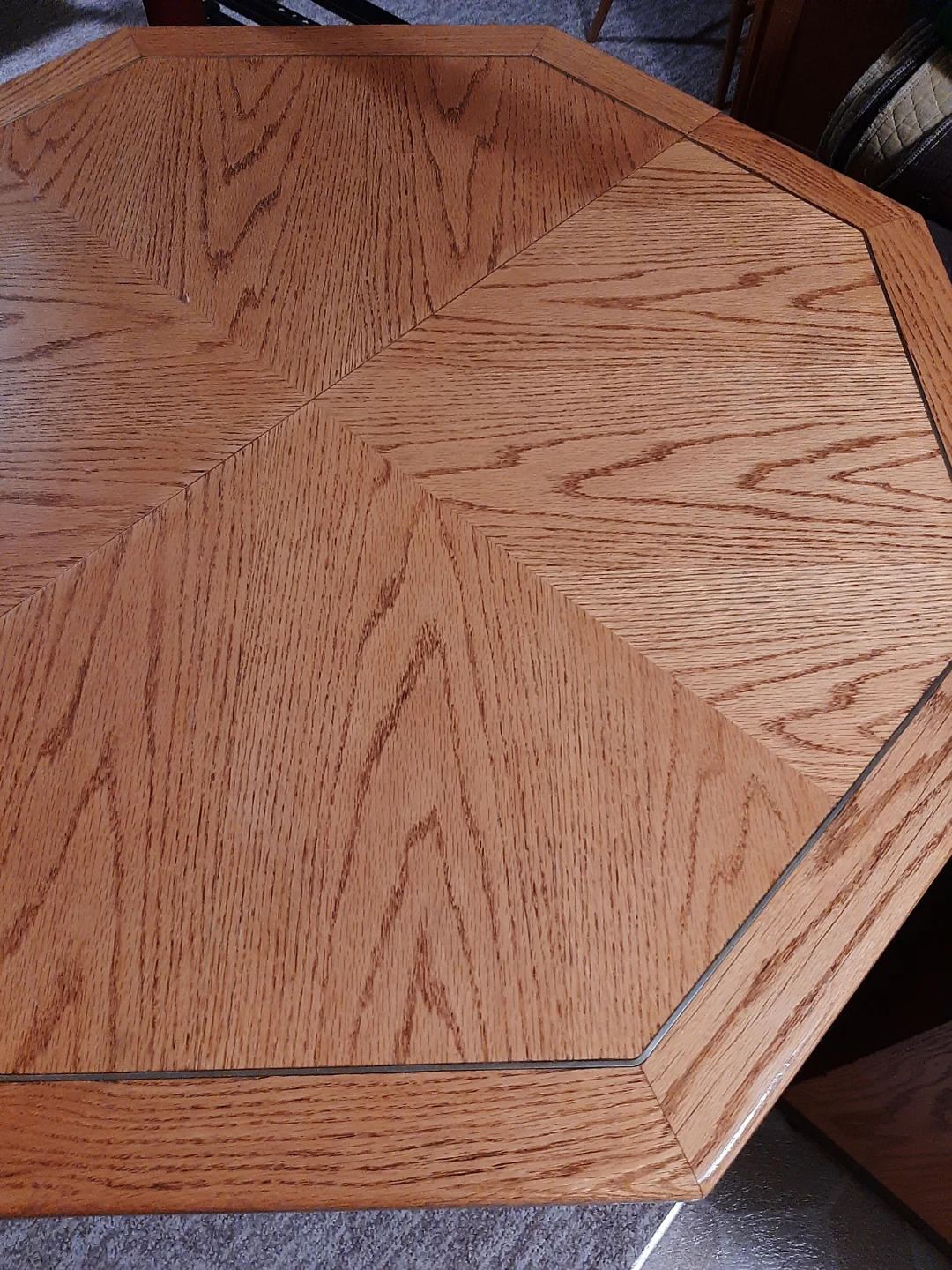 Octagon Wooden Table - photo 2