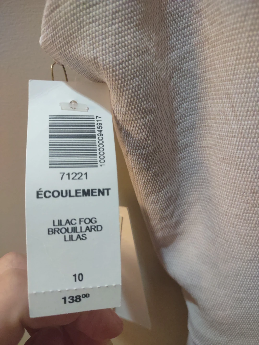 Wilfred Écoulement Dress - Lilac Fog, Size 10 - photo 3
