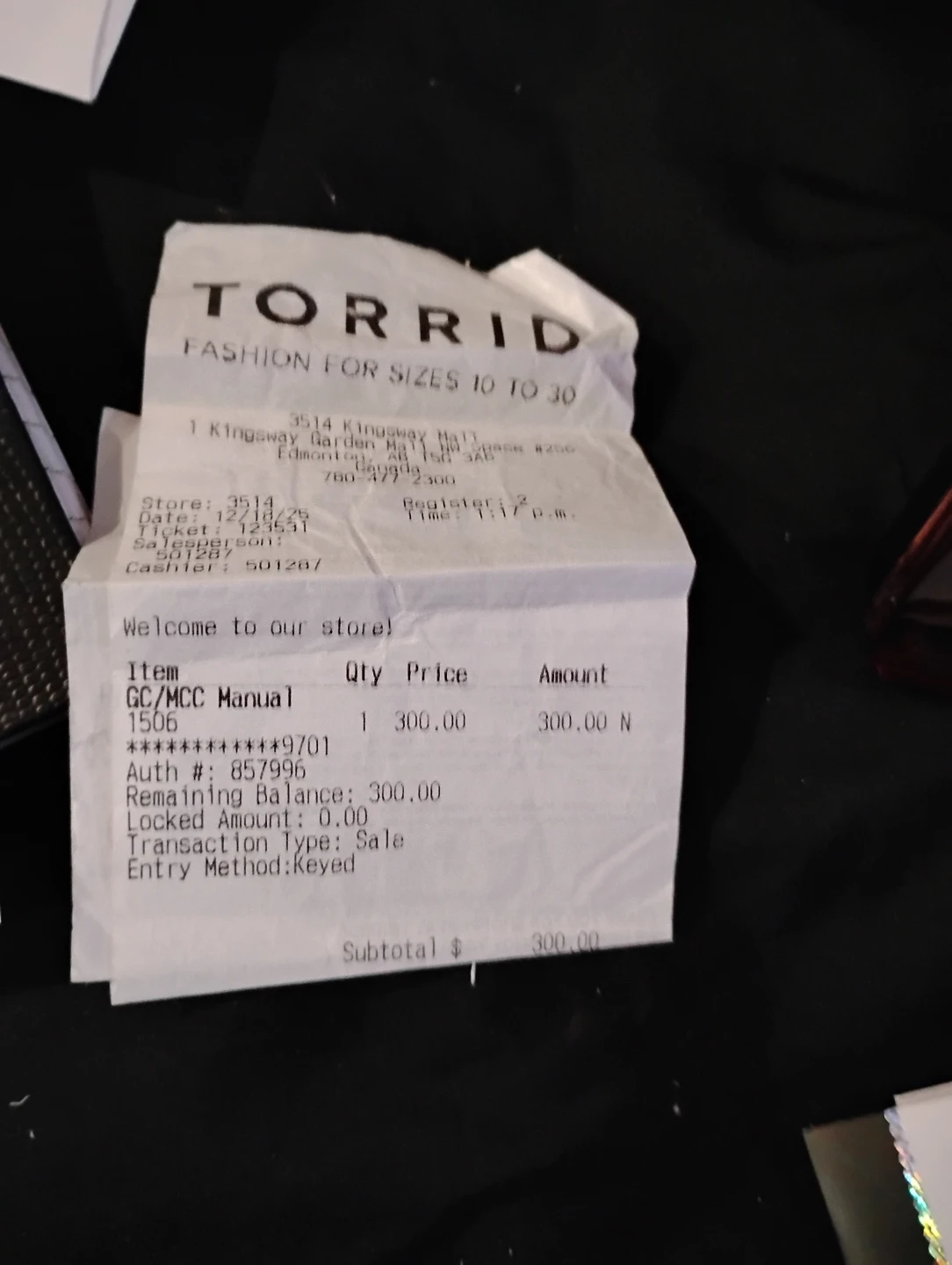 Torrid $300 Giftcardtorrid gift card for sale - photo 3
