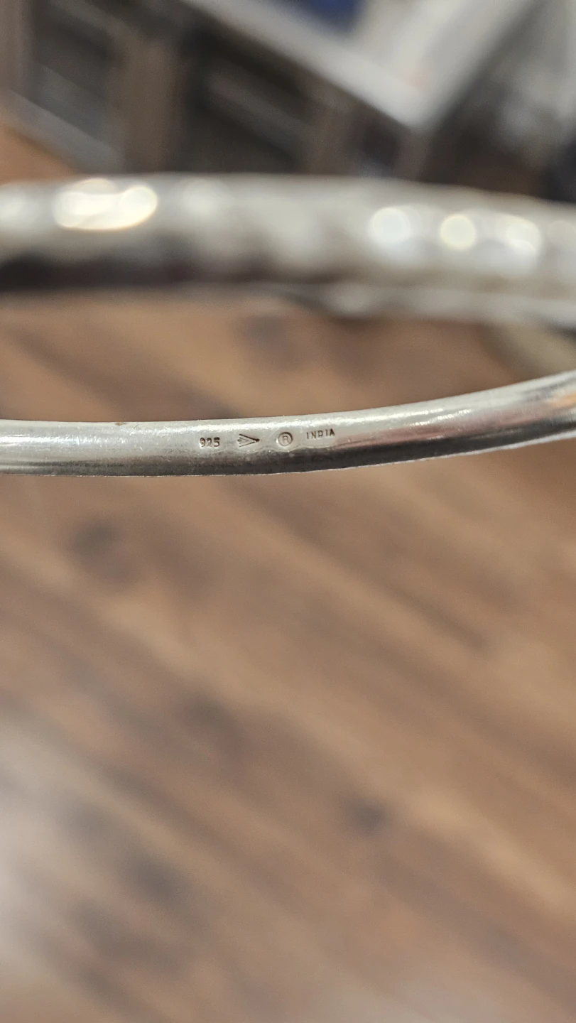Sterling Silver 925 Bangle Bracelet - photo 2