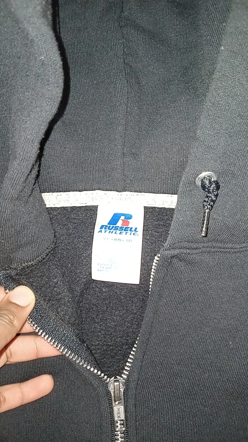 Vintage 90's Athletic HY-ER Oilfield Zip-Up Hoodie - photo 2