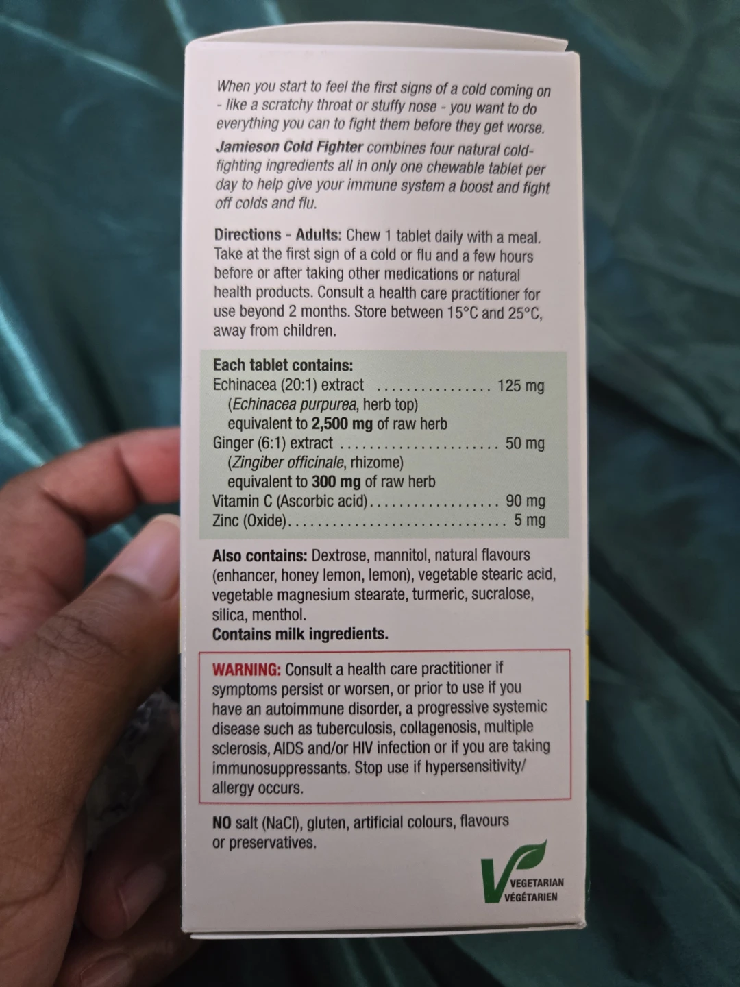 Jamieson Chewable Cold Fighter - 30 Tablets✨️😷⚕️ - photo 3