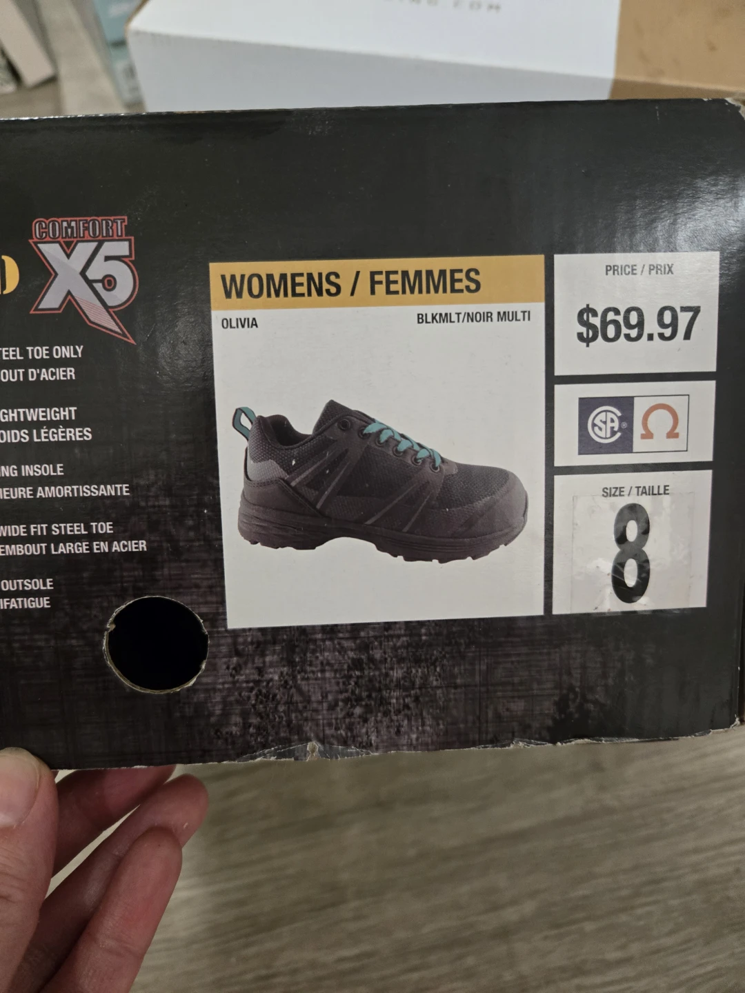 Workload Olivia Women's Steel Toe Shoes - Size 8 - photo 4