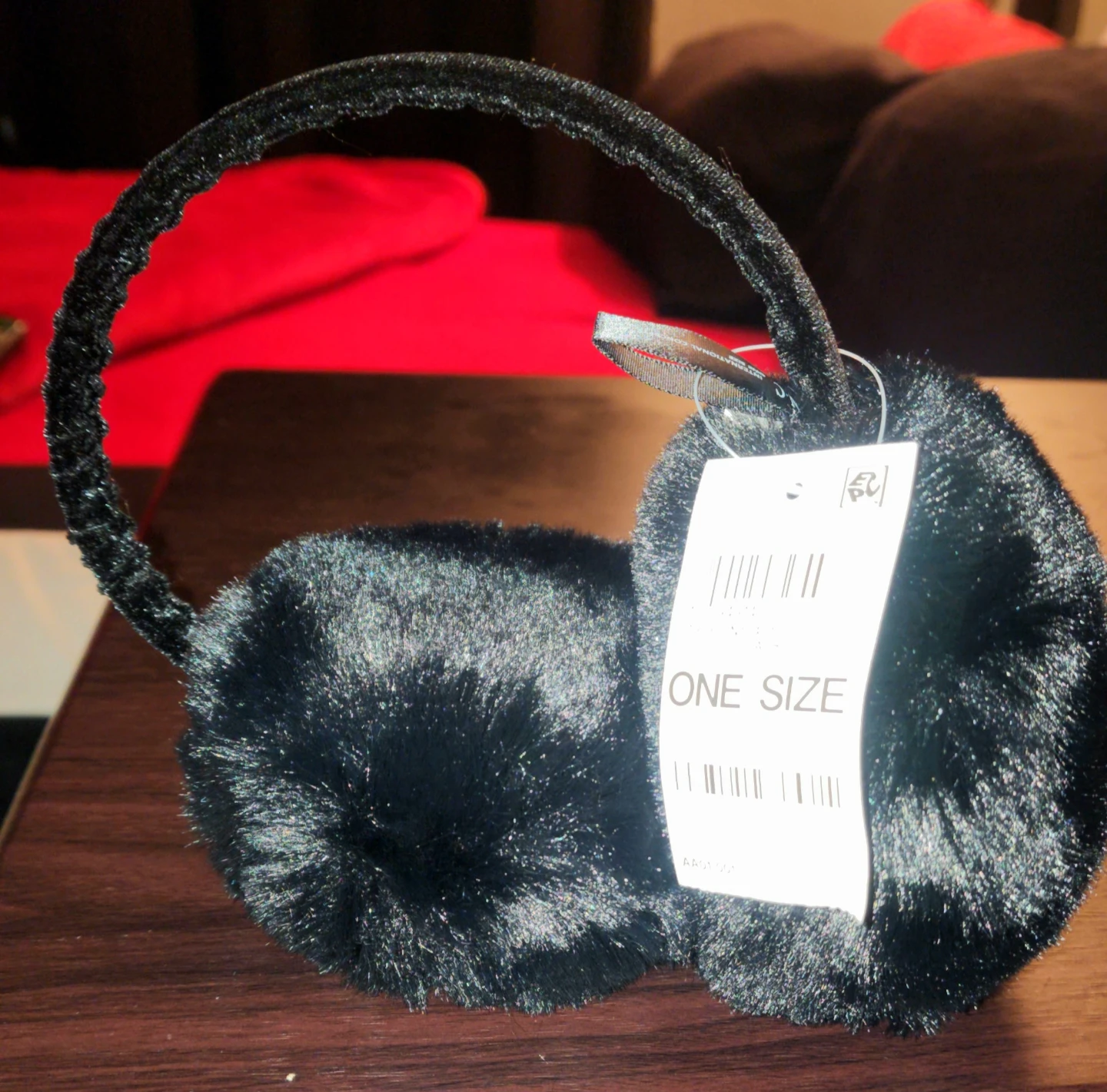 INC International Concepts Black Earmuffs - New
