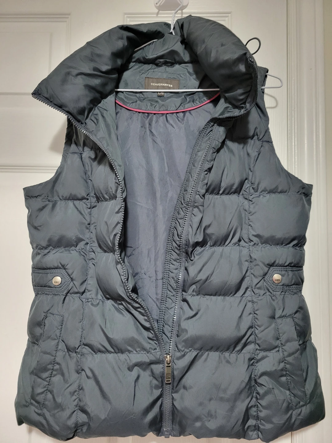 Denver Hayes Grey Puffer Vest