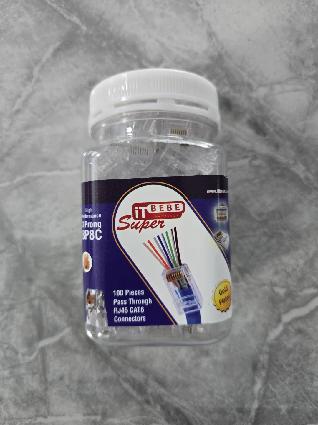 ITBEBE Super RJ45 CAT6 Connectors - 100 Pieces - photo 5