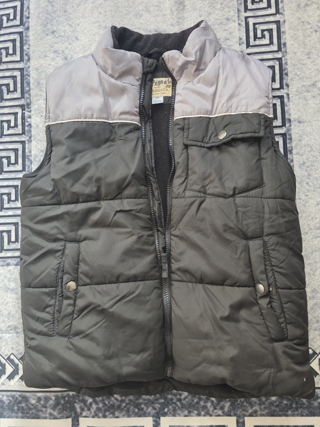 Alpha Bro Buck & Co. Puffer Vest - Size M