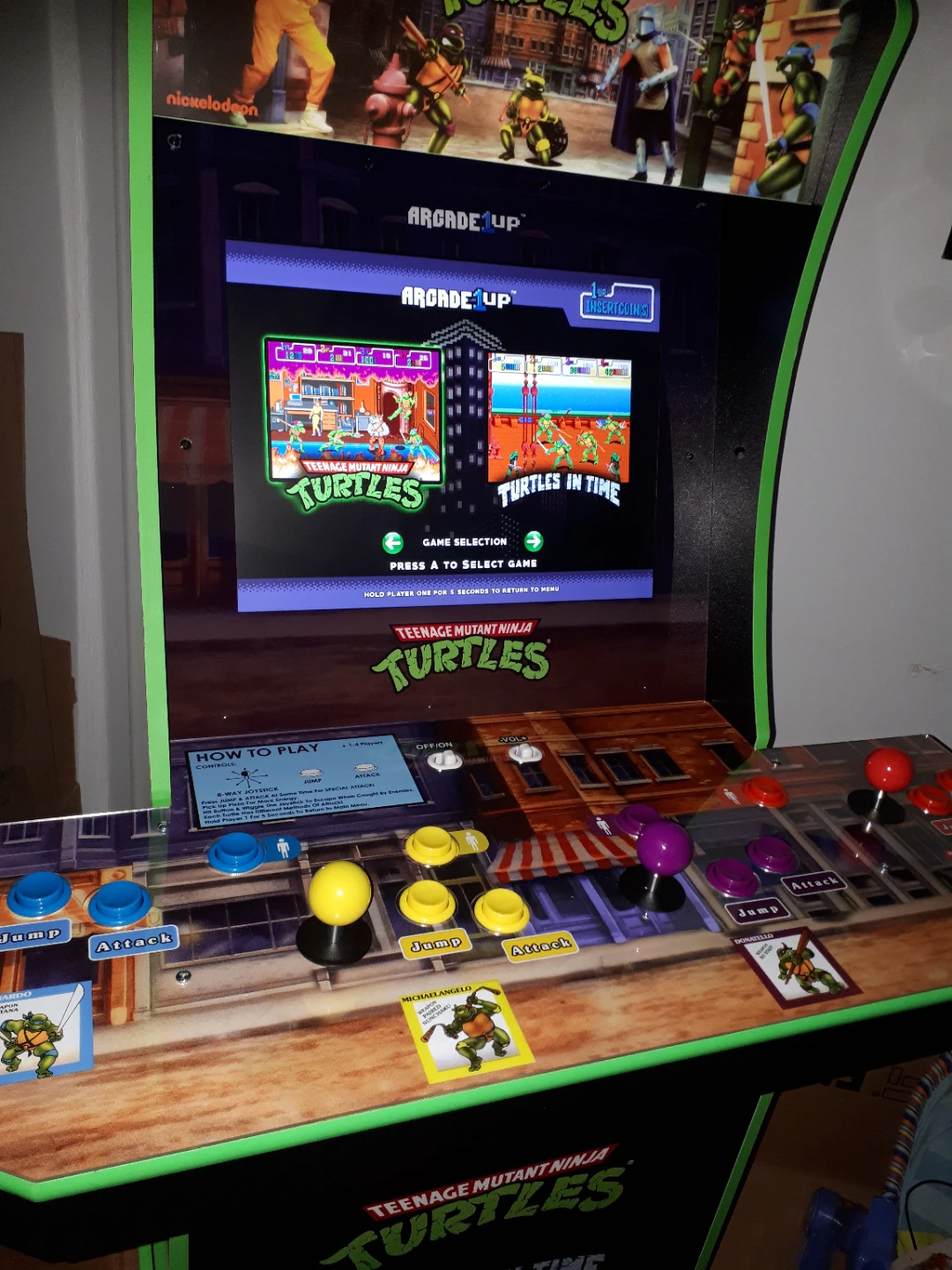 Arcade1Up Teenage Mutant Ninja Turtles Arcade Machine - photo 3