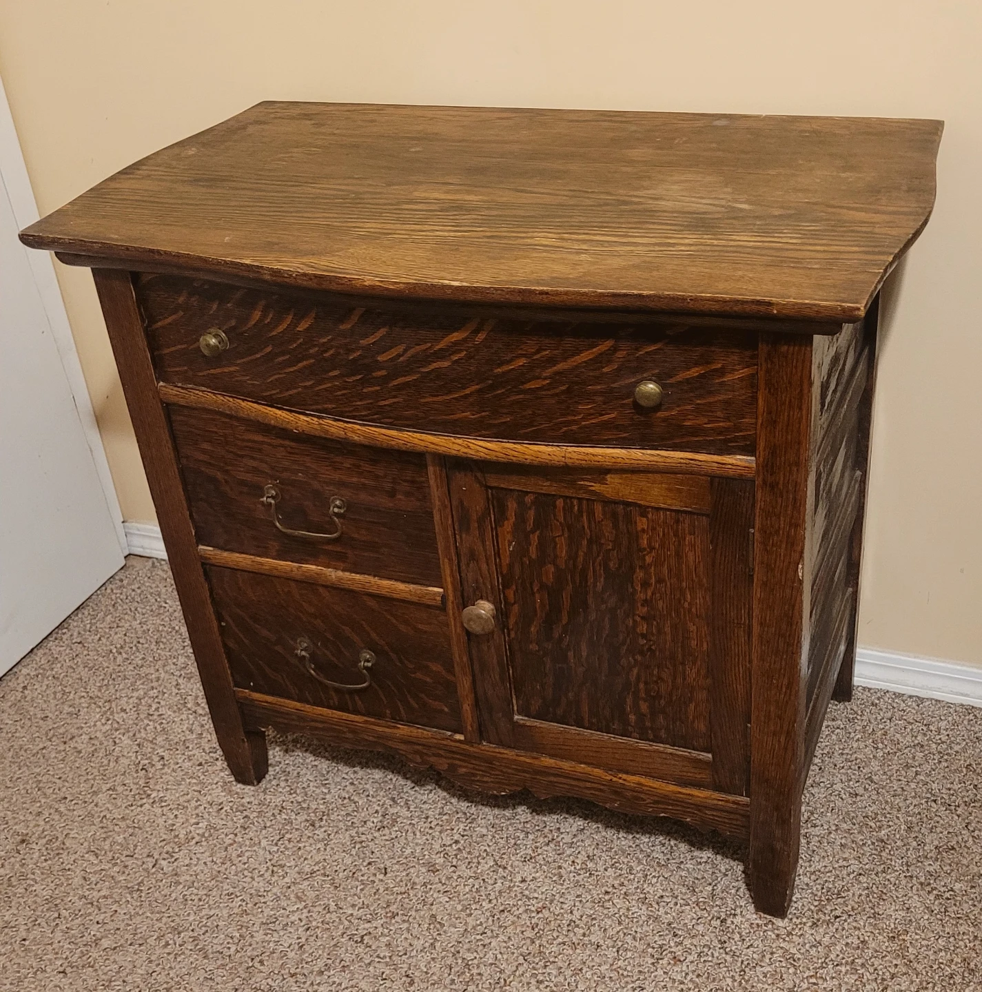 Tiger Oak Dresser