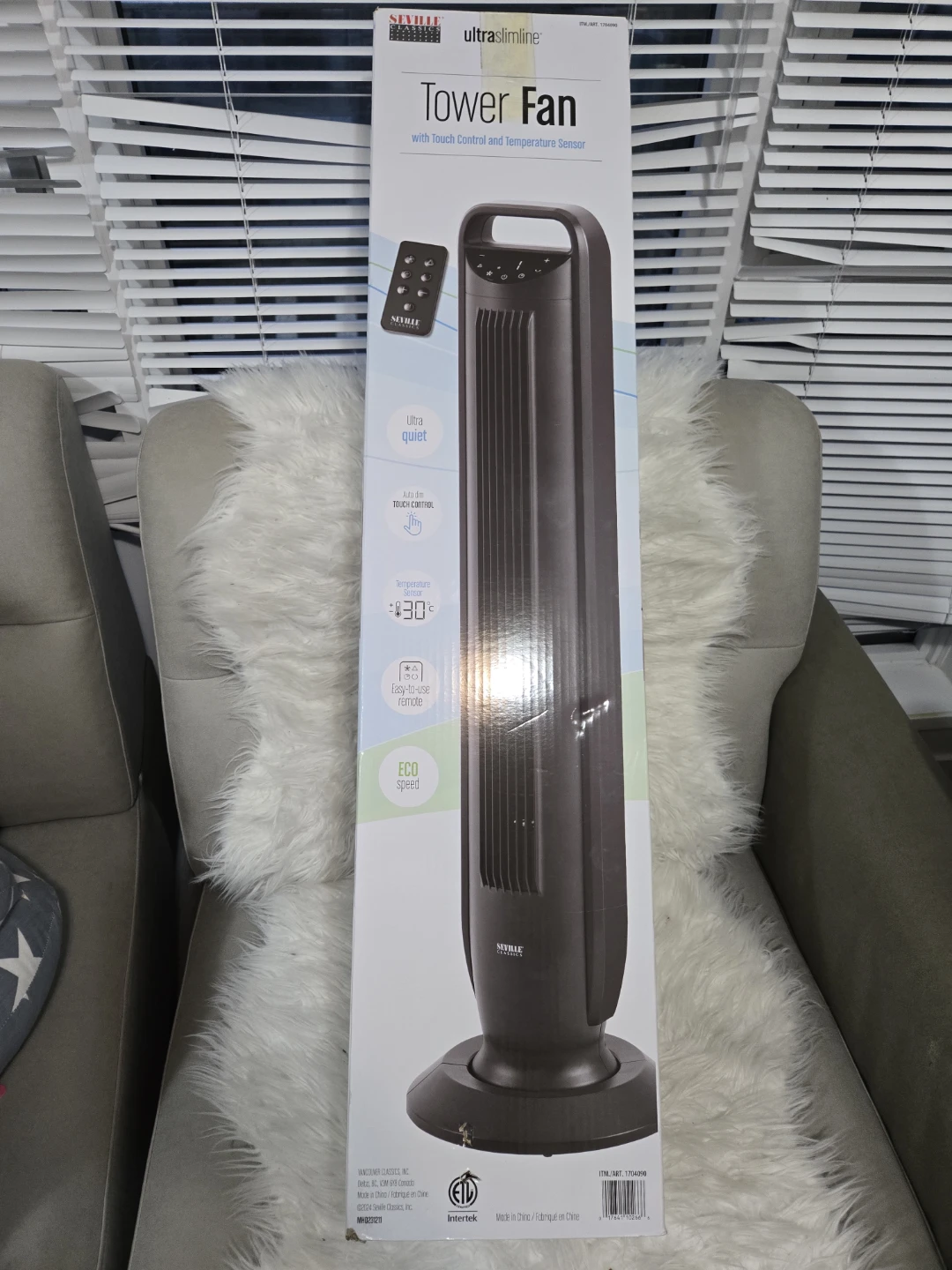 Seville Classics Tower Fan - Ultra Slimline