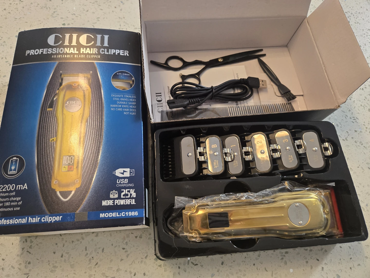 CIICII Professional Hair Clipper - New in Box!