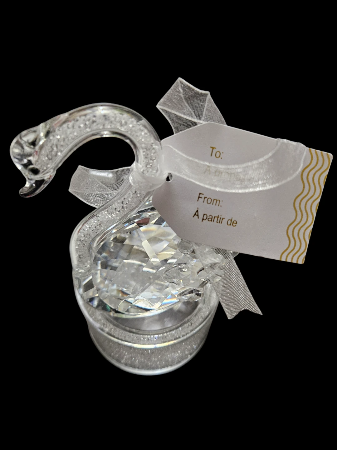 Swarovski Crystal Swan Figurine - New in Box