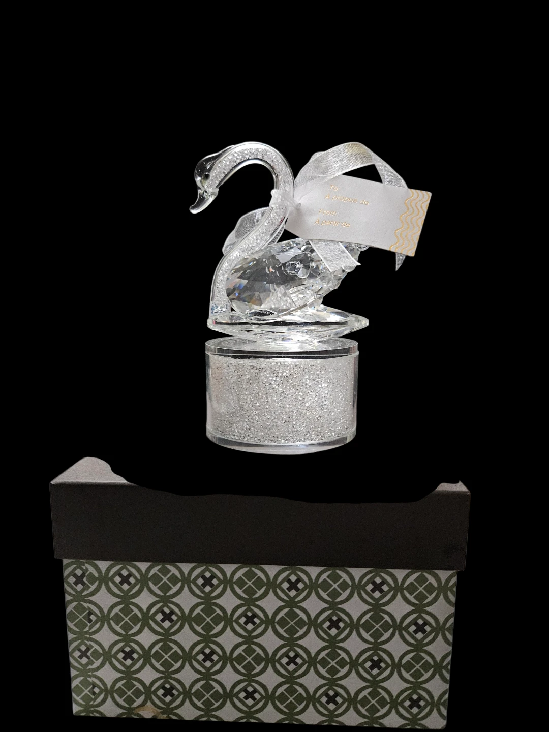 Swarovski Crystal Swan Figurine - New in Box - photo 2