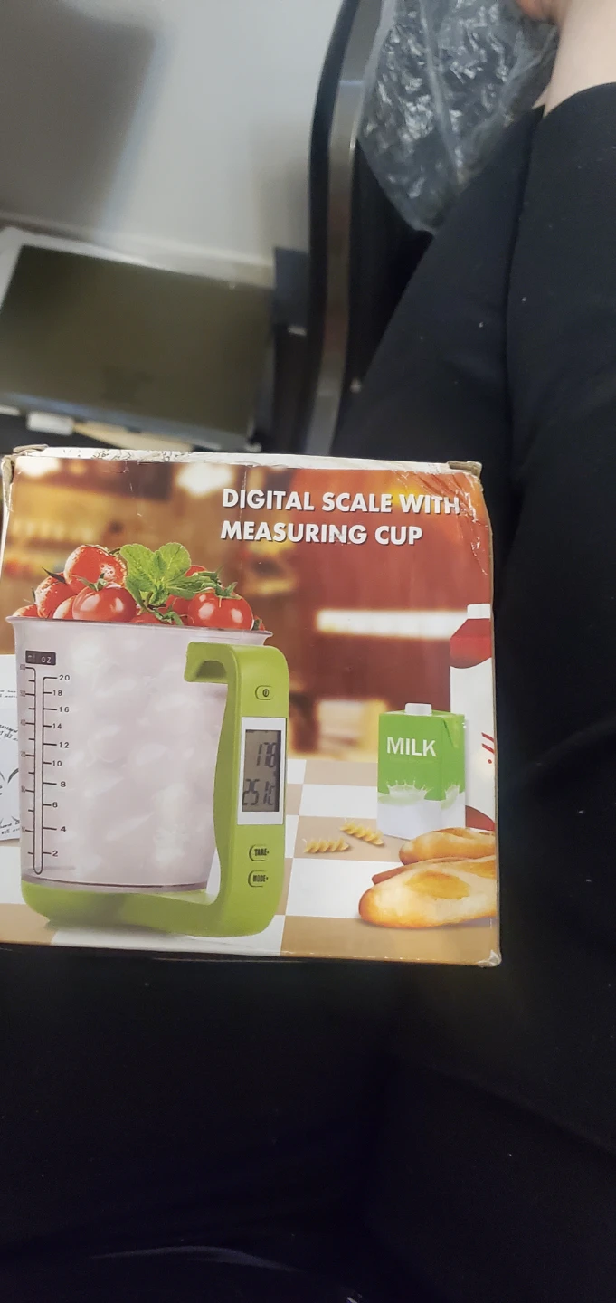 Digital Scale with Measuring Cup