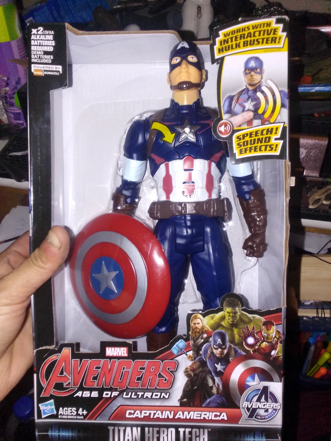 Marvel Avengers Age of Ultron Captain America Titan Hero Tech