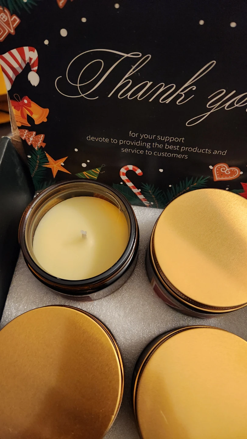 Aualife Scented Candle Set (Christmas) - photo 4