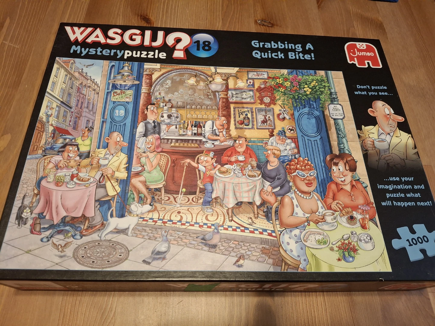 Wasgij Mystery Puzzle 18: Grabbing A Quick Bite!
