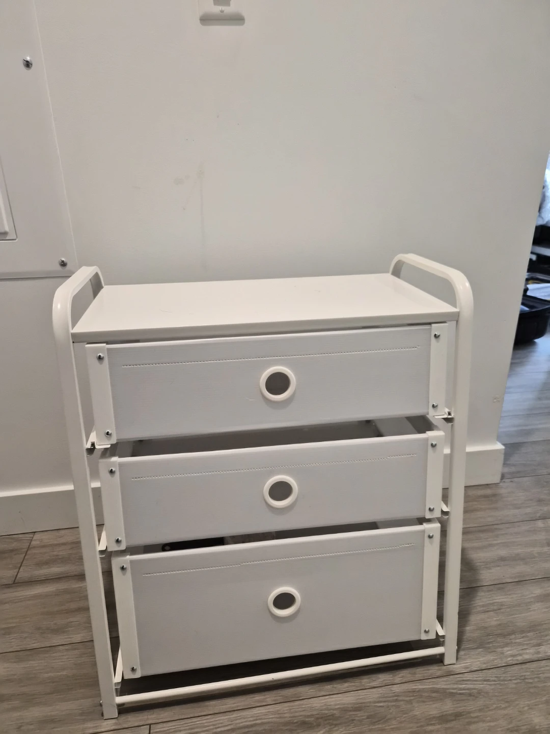 White 3-Drawer Storage Unit