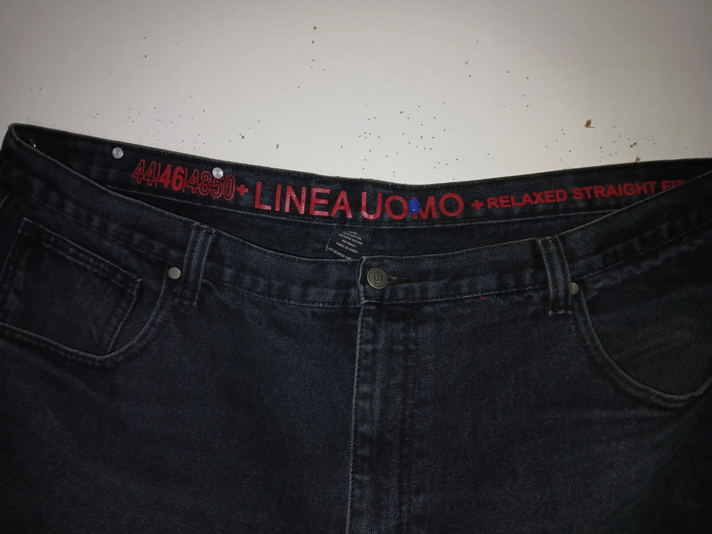 Linea Uomo Relaxed Fit Black Denim Shorts Men's Size 46 - photo 2
