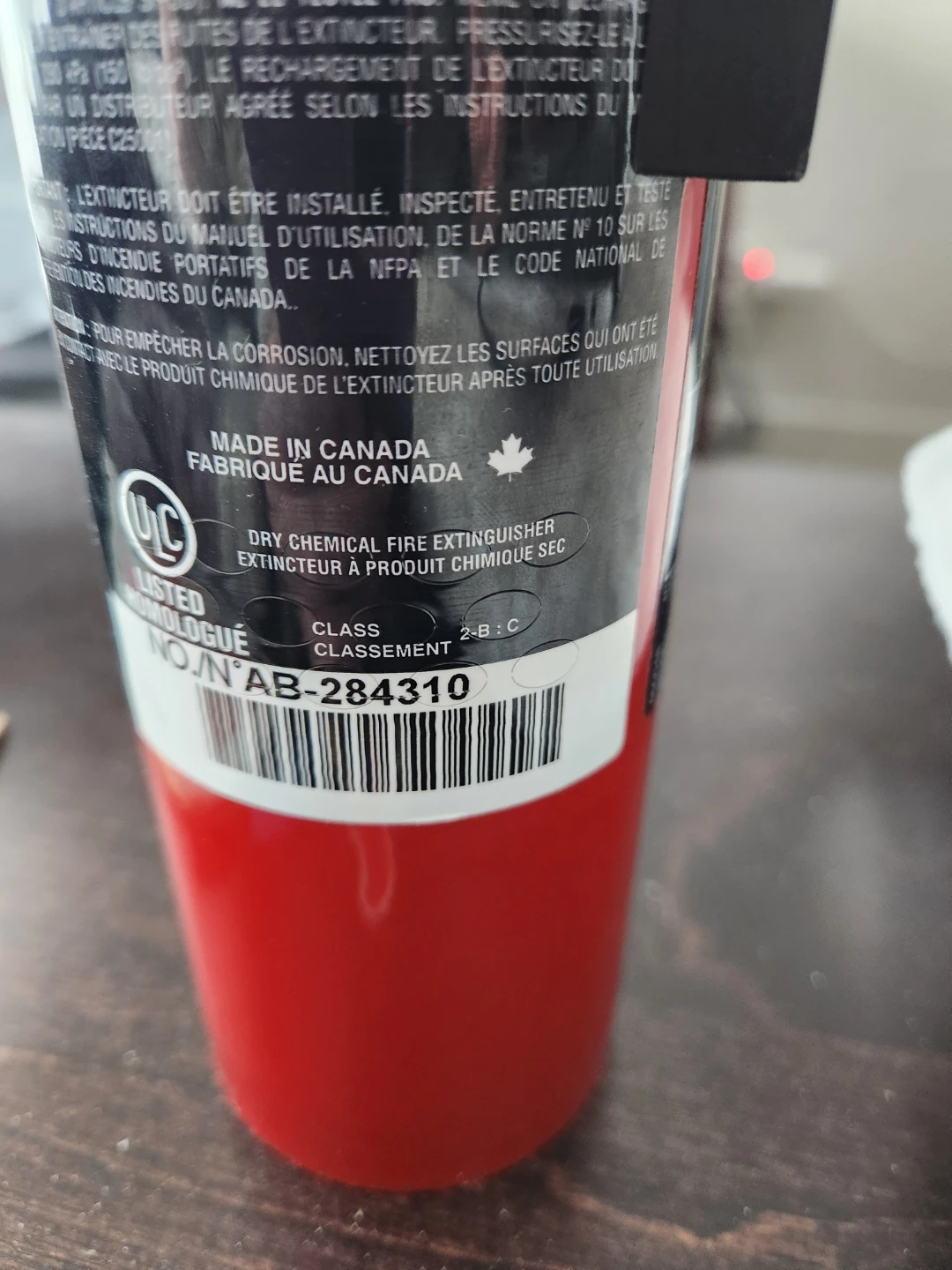 Dry Chemical Fire Extinguisher 1lb - photo 2