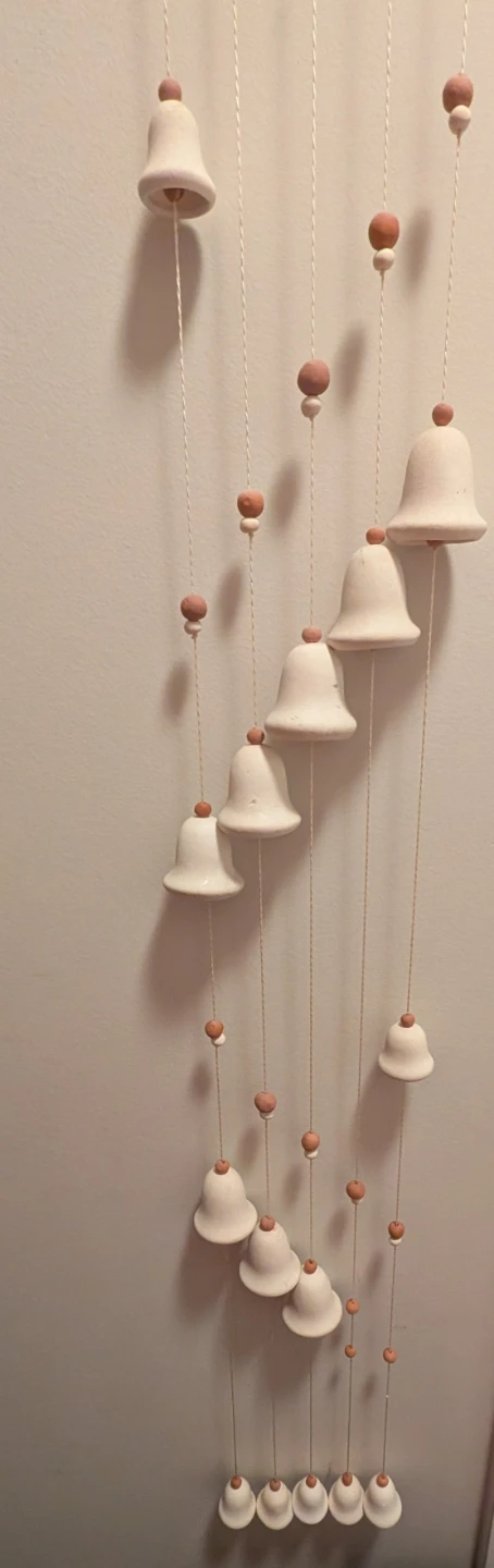 Ceramic Bird & Bell Wind Chime - photo 3