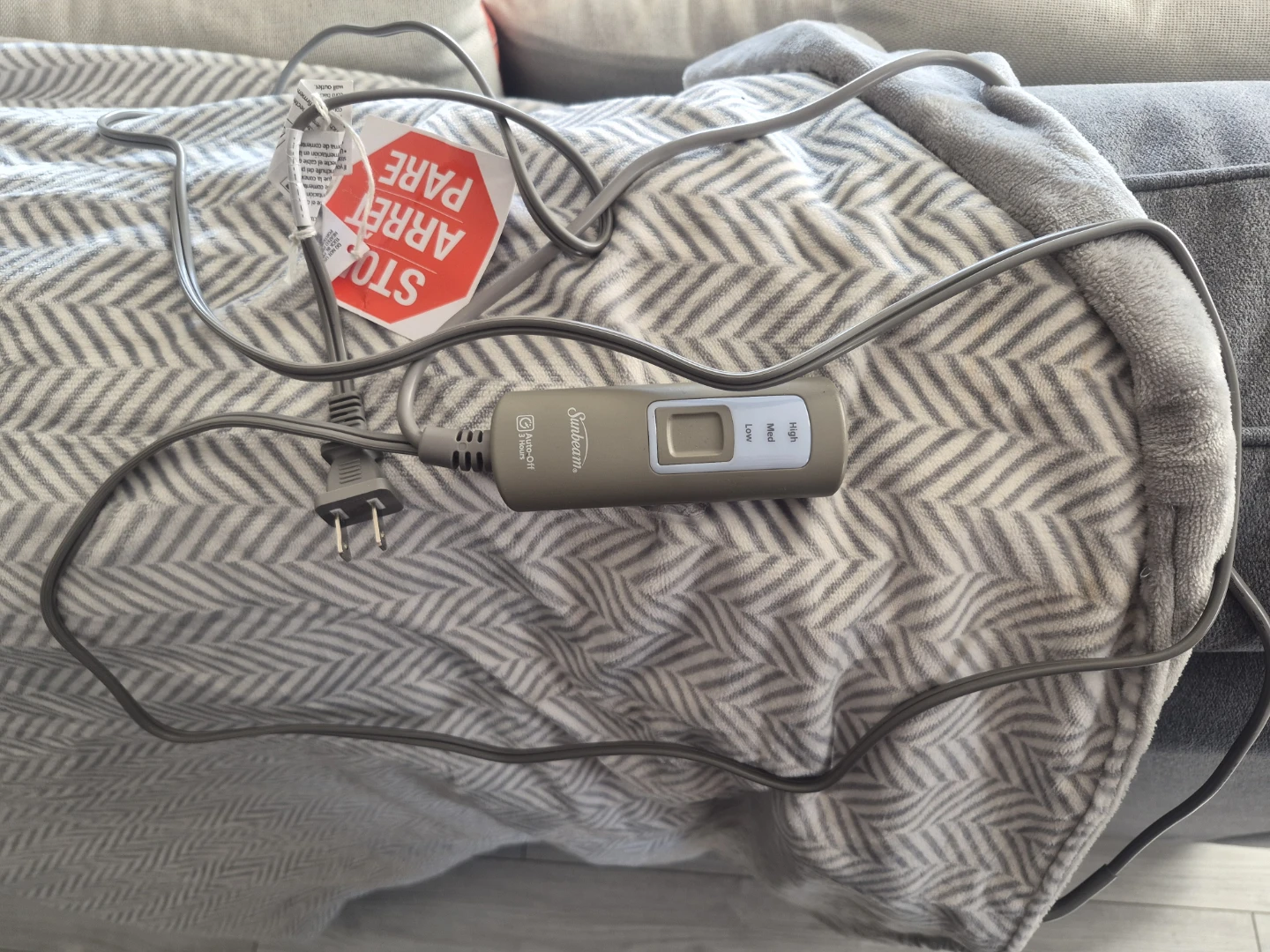 Sunbeam Electric Heated Throw Blanket - photo 2
