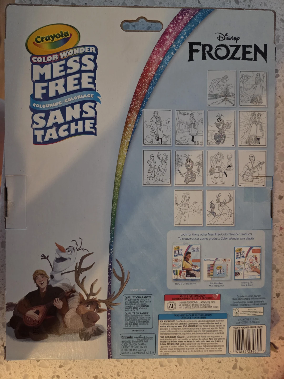 Crayola Color Wonder Mess Free Frozen Coloring Set 🏆 - photo 2