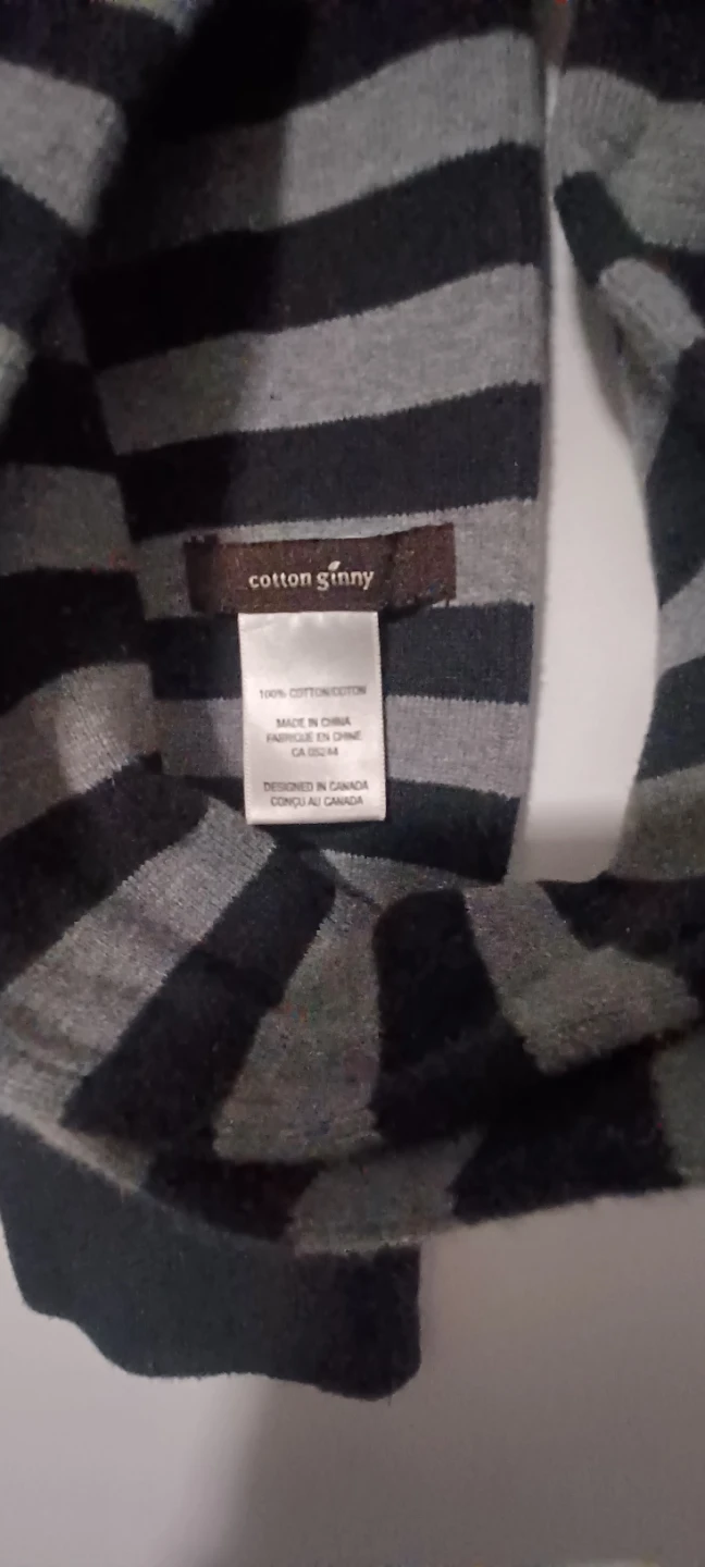 Cotton Ginny Striped Scarf