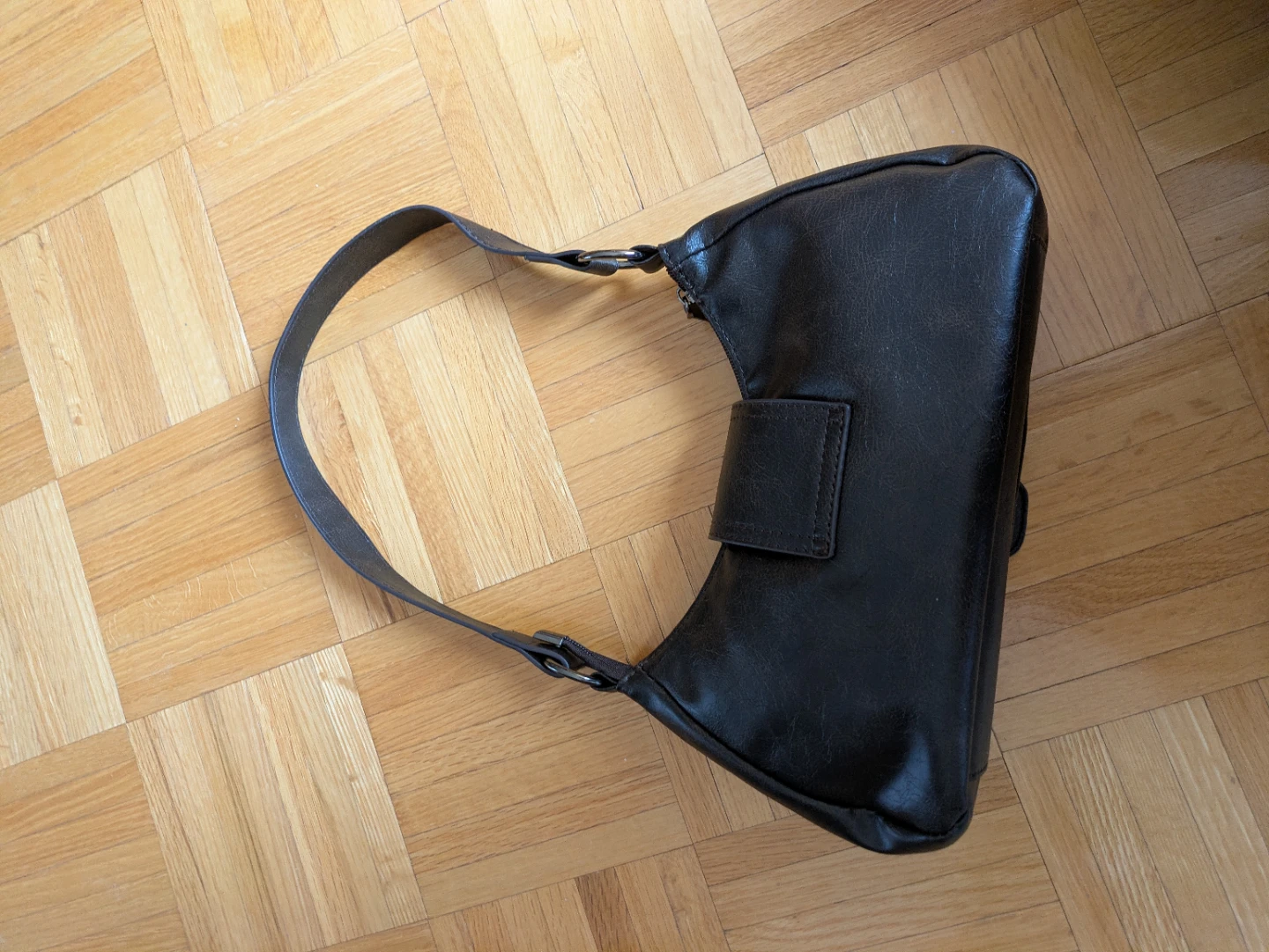Vintage Y2K black shoulder purse bag - photo 4