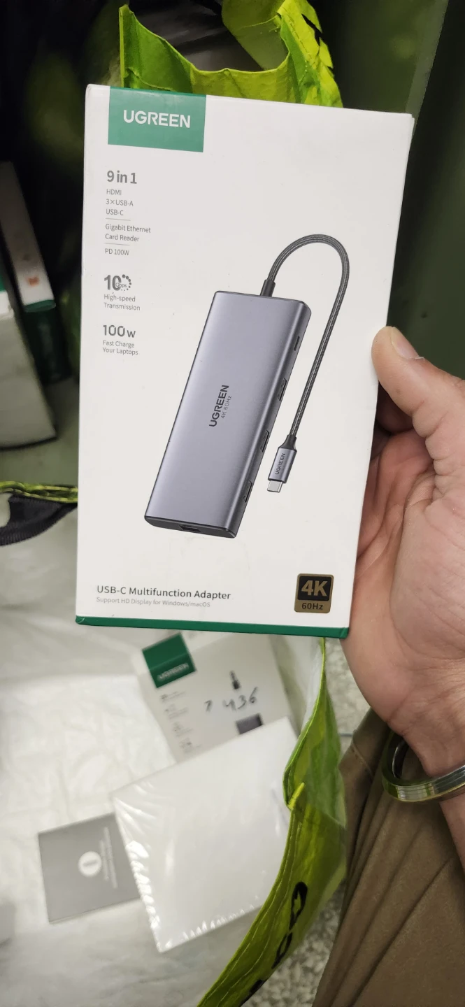 UGREEN 9-in-1 USB-C Multifunction Adapter