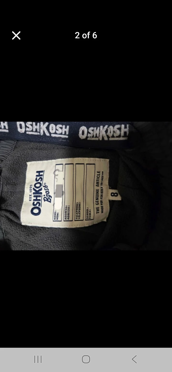 OshKosh B'gosh Snow Pants Size 6,7,8,10 - photo 3