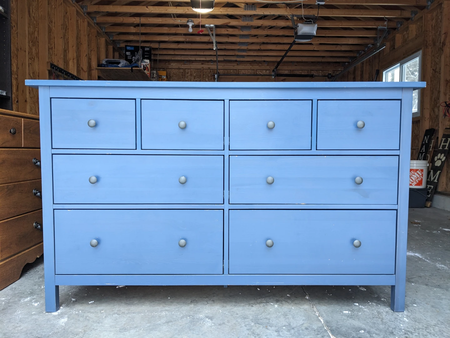 IKEA Hemnes 8 Drawer in Coastal Blue