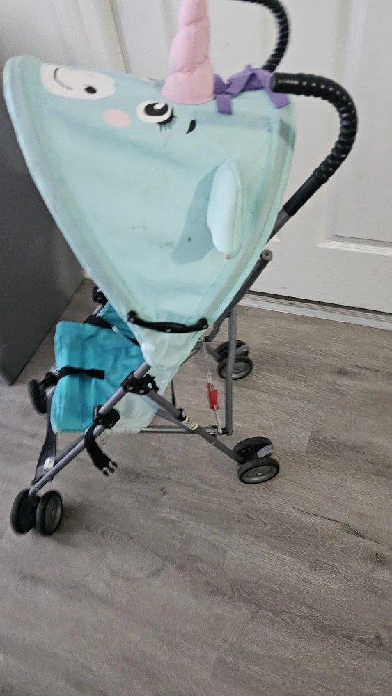 Kids Unicorn Umbrella Stroller - photo 2