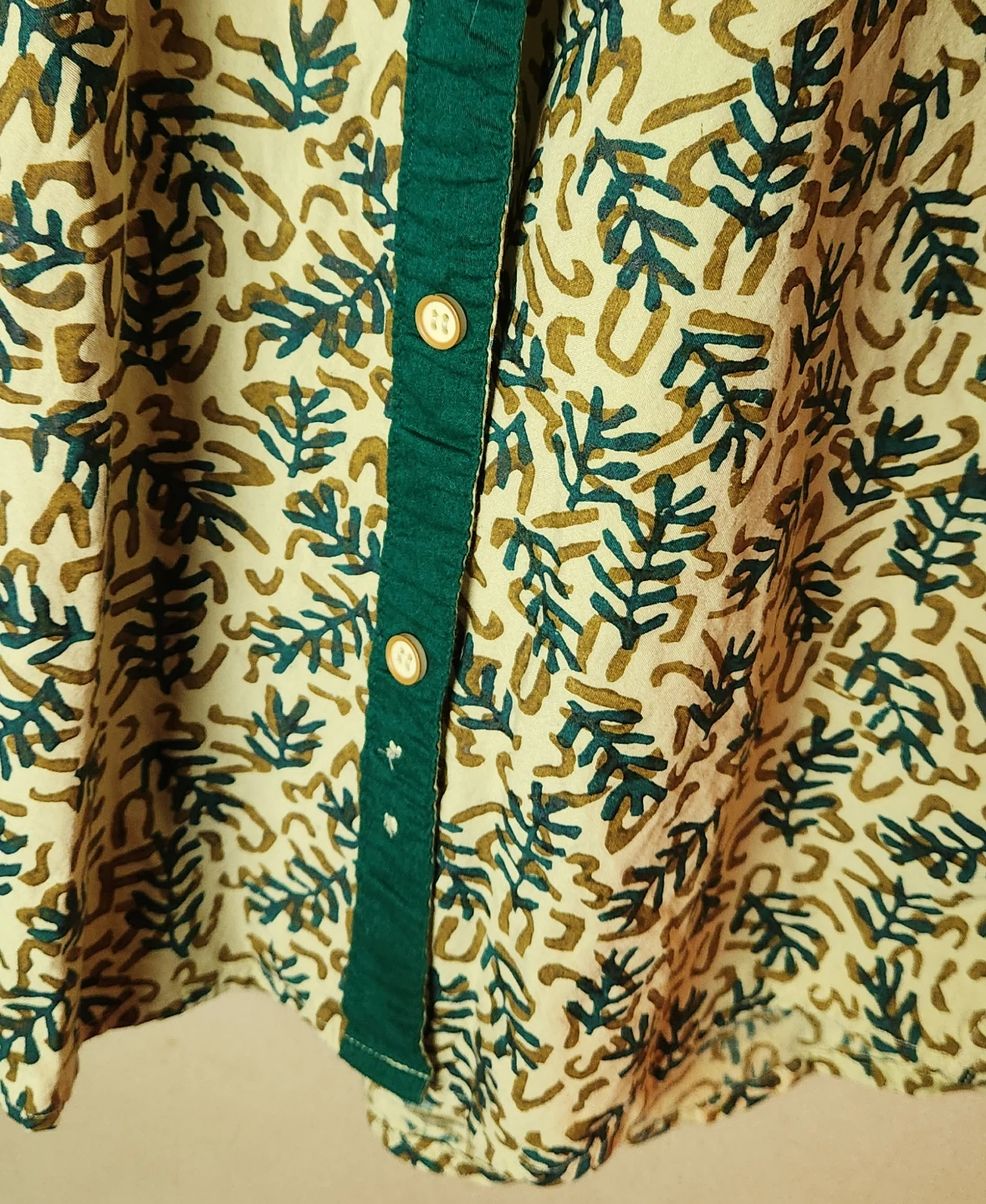 Aarong Men's Button Up Short Sleeve Shirt - photo 5