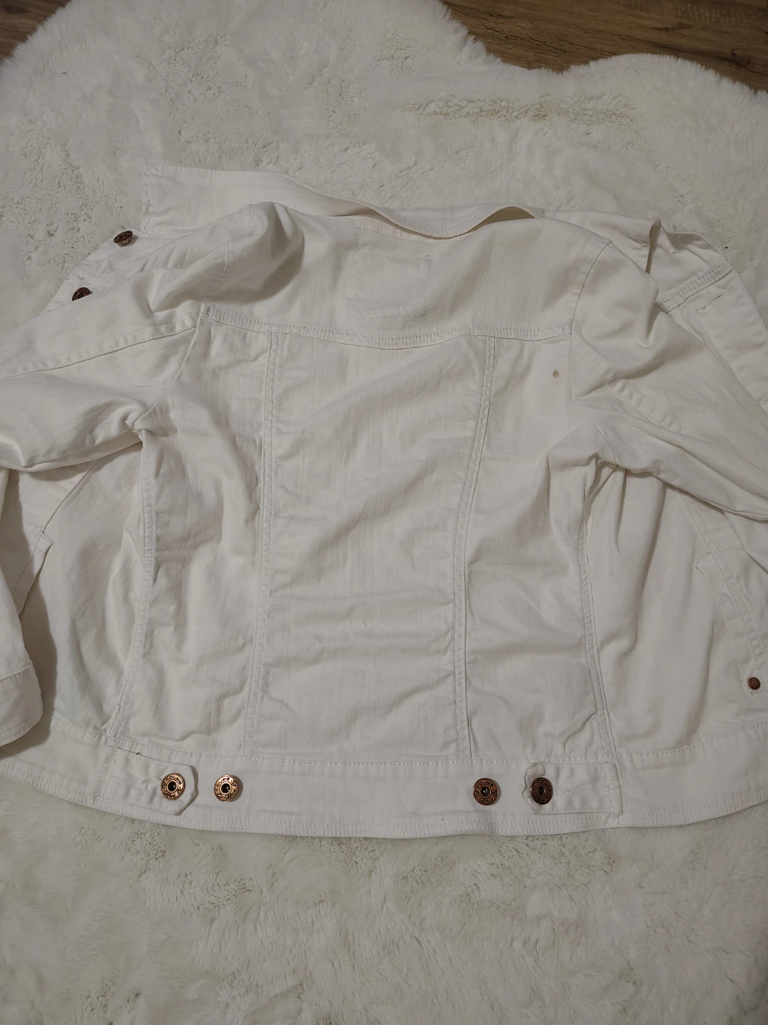 Cooper Blue White Denim Jacket vintage y2k sm-med - photo 3