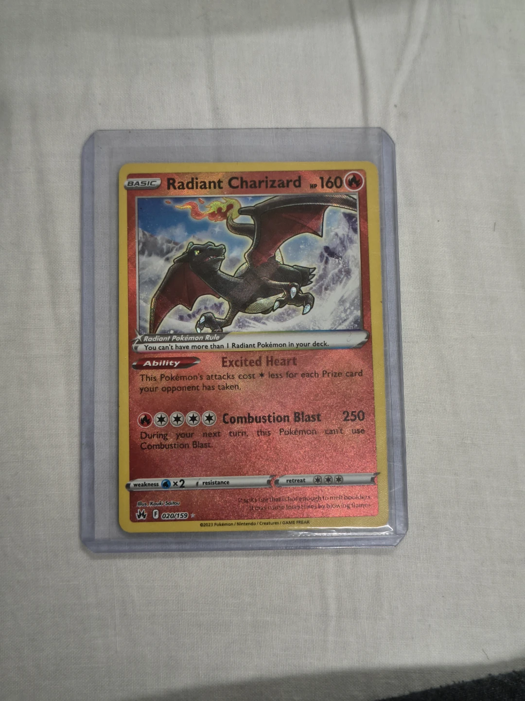 Radiant Charizard Pokemon Card