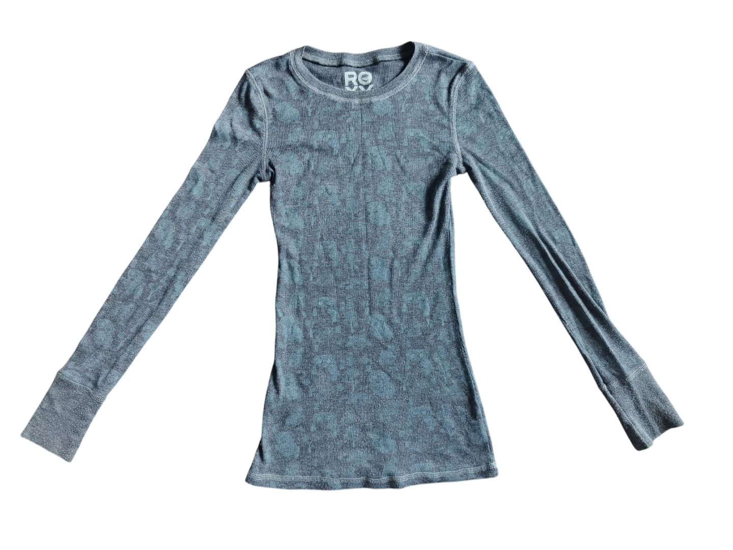 Women's ROXY Owl Print Long Sleeve Shirt Size XS