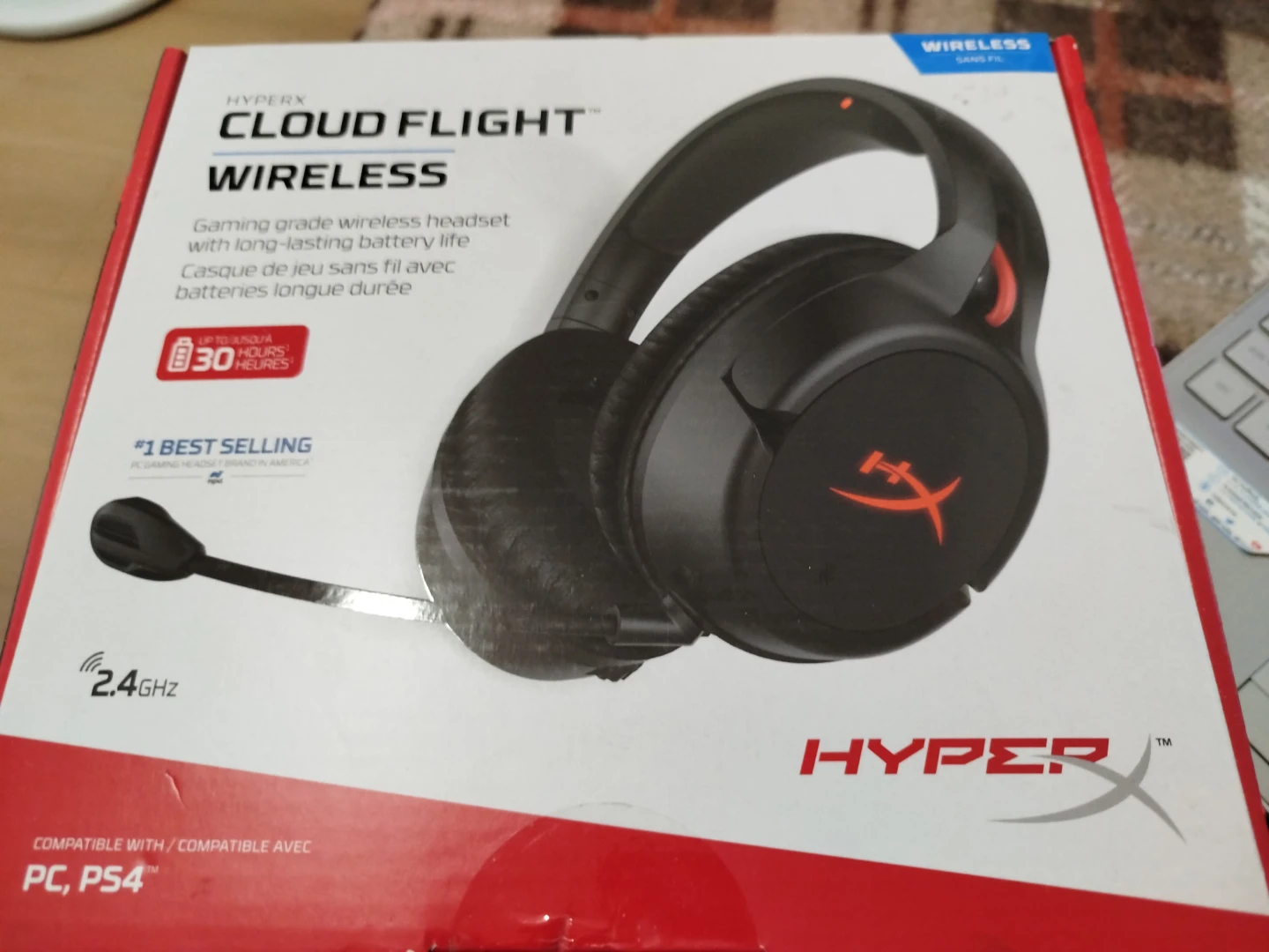 HyperX Cloud Flight Wireless Gaming Headset - New