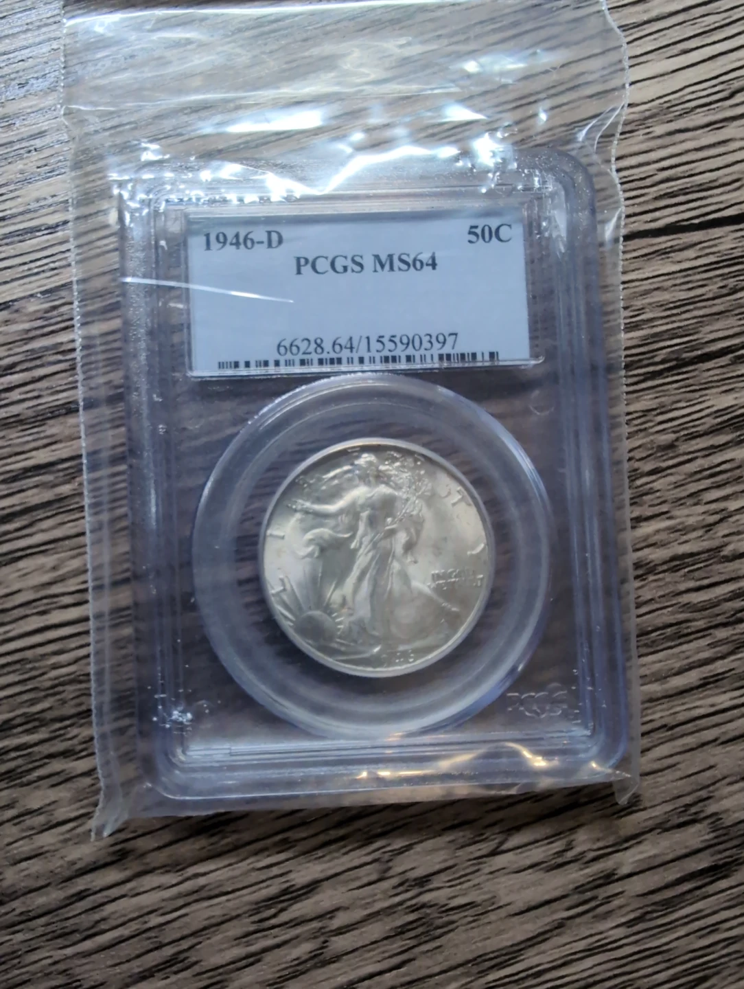 1946-D PCGS MS64 Walking Liberty Half Dollar